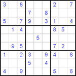 Судоку 9х9 #115 очень трудный Судоку 9х9 #115 очень трудный