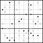 Судоку-точки 9х9 #68