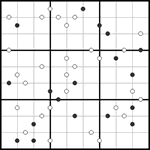 Судоку-точки 9х9 #76