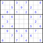 Судоку 9х9 #102 очень трудный Судоку 9х9 #102 очень трудный