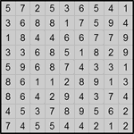 Хитори 9х9 #3 легкий