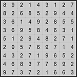 Хитори 9х9 #3 трудный