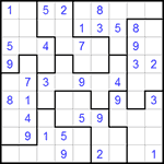 Судоку-пазл 9х9 #81 легкий