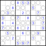 Судоку “Чет-нечет” 9х9 #23 легкий