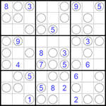 Судоку “Чет-нечет” 9х9 #25 легкий