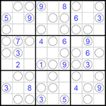 Судоку “Чет-нечет” 9х9 #26 легкий