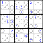 Судоку “Чет-нечет” 9х9 #27 легкий