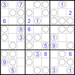 Судоку “Чет-нечет” 9х9 #29 легкий