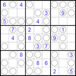 Судоку “Чет-нечет” 9х9 #21 средний