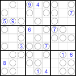 Судоку “Чет-нечет” 9х9 #28 средний