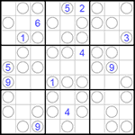 Судоку “Чет-нечет” 9х9 #16 трудный