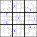 Судоку “Чет-нечет” 9х9 #17 трудный