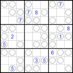 Судоку “Чет-нечет” 9х9 #18 трудный