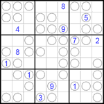 Судоку “Чет-нечет” 9х9 #20 трудный