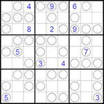 Судоку “Чет-нечет” 9х9 #21 трудный