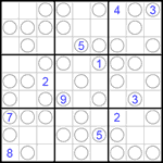 Судоку “Чет-нечет” 9х9 #25 трудный