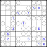 Судоку “Чет-нечет” 9х9 #11 очень трудный