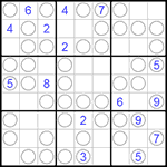 Судоку “Чет-нечет” 9х9 #12 очень трудный