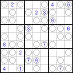 Судоку “Чет-нечет” 9х9 #15 очень трудный