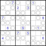 Судоку “Чет-нечет” 9х9 #17 очень трудный