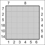 Какурасу 6х6 #7 средний Какурасу 6х6 #7 средний