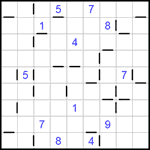 “Соседи” 9х9 #17 очень трудный