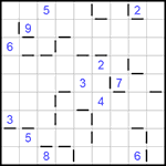 “Соседи” 9х9 #18 очень трудный