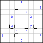 “Соседи” 9х9 #25 очень трудный