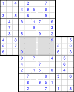 Судоку-сэнсэй #1 легкий