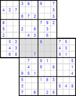 Судоку-сэнсэй #2 легкий