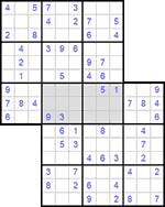 Судоку-сэнсэй #5 легкий