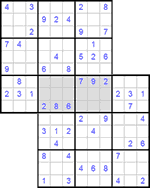 Судоку-сэнсэй #8 легкий