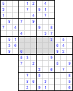 Судоку-сэнсэй #1 средний