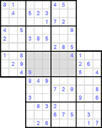 Судоку-сэнсэй #2 средний