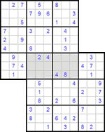 Судоку-сэнсэй #4 средний