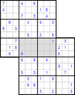 Судоку-сэнсэй #9 средний