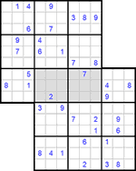 Судоку-сэнсэй #5 трудный