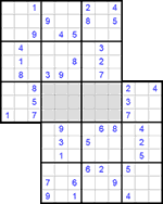 Судоку-сэнсэй #2 очень трудный