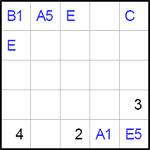 Квадрат Эйлера 5х5 #3 средний