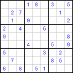 Судоку 9х9 #131 средний Судоку 9х9 #131 средний
