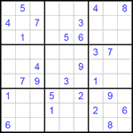 Судоку 9х9 #133 средний Судоку 9х9 #133 средний