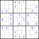 Судоку 9х9 #138 средний Судоку 9х9 #138 средний