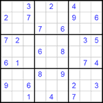 Судоку 9х9 #139 средний Судоку 9х9 #139 средний