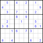 Судоку 9х9 #143 средний Судоку 9х9 #143 средний