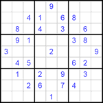 Судоку 9х9 #138 очень трудный Судоку 9х9 #138 очень трудный