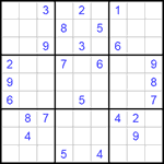 Судоку 9х9 #139 очень трудный Судоку 9х9 #139 очень трудный
