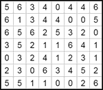 Домино 8х7 #4 легкий