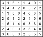 Домино 8х7 #9 средний