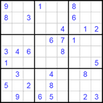 Судоку 9х9 #151 средний Судоку 9х9 #151 средний