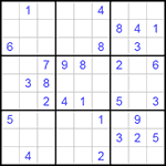 Судоку 9х9 #157 средний Судоку 9х9 #157 средний